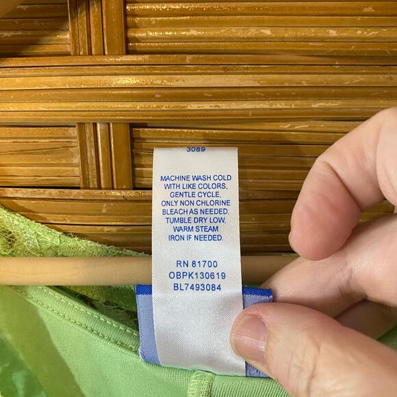 Vintage Green Lace Maxi Dress 20W Cottagecore Fairy Garden Witchy Romantic - Picture 7 of 9